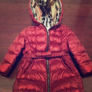 Burberry toddler coat